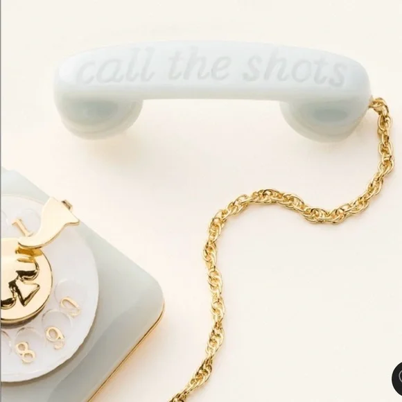 COPY - kate spade new york x Target Blue/Gold   Telephone Brooch - - Picture 2 of 4